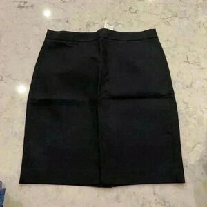 J. Crew Black Pencil Skirt NWT size 10